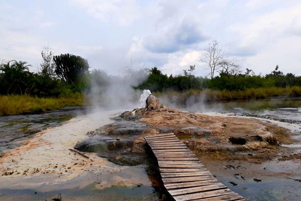 Sempaya hot springs in Semuliki National Park